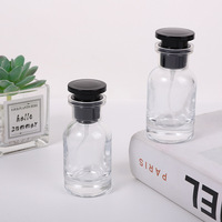 Botol Semprot Parfum Kaca Kosong Kelas Atas Elegan 30ml 50ml Mini Travel Portable Botol Dispenser Isi Ulang Sampel Wewangian