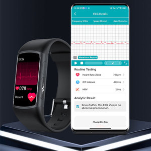 Smartwatch Spovan IP68 Impermeabile con <span class=keywords><strong>Touch</strong></span> <span class=keywords><strong>Screen</strong></span>, Monitoraggio Frequenza Cardiaca, Pressione Sanguigna, Ossigeno nel Sangue, ECG, per <span class=keywords><strong>Uomo</strong></span>, Compatibile Android - Product Image 4