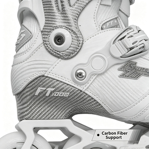 Patins à roulettes de slalom en fibre de carbone pour adultes, patins à roulettes de freestyle professionnels, roues en PU, cadre CNC, chaussures de patinage Ruidongle - Product Image 6
