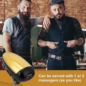 Carregamento USB Massageador Elétrico Sem Fio Barberologia Handy Handheld Fascia Gun Multi Styler para Carro/Pescoço/Pernas/Mãos Dobráveis - Product Image 4