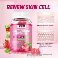 Supplément de soins de santé anti-âge Gommes au collagène marin avec vitamines C E D & B12 Renforcement des os Suppléments à base de plantes