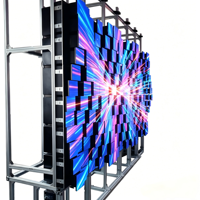 Pantalla LED Interactiva Mecánica HAOWEI, Brillo de 600CD, Densidad de Píxeles P2.0, Ángulo de Visión de 178°, Interior/Exterior