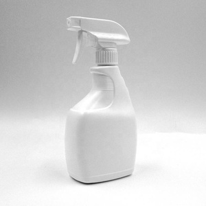 2026 Different Shape HDPE Detergent Bottles Factory Stock 500ml Spray <b>Cleaner</b> Bottle Hand Button Spray Bottle - Product Image 5