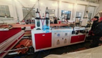 Máquina de Extrusión Automática para Láminas de Techo de PVC Corrugado de Doble Pared, Resistentes al Fuego e Impermeables, para Talleres y Casas de Campo