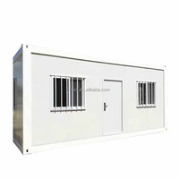 Conteneur de maison pliable de type Z de 20 pieds, hivernalisé, résistant au froid, avec 2 salles de bain