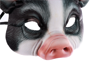 Halloween New Year Pig <strong>Mask</strong> Lightweight Breathable Half-Face Design Cosplay Animal Themed Party Wedding Graduation Costume EVA - Product Image 6