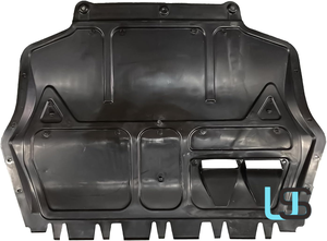 1K0825237K Nuovo Supporto Radiatore Motore Nero con Protezione Antispruzzi <span class=keywords><strong>per</strong></span> VW Caddy Golf 5 Jetta 2002-2009 - Product Image 4
