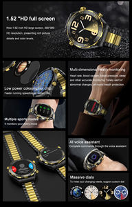 新着Z91 Pro Maxスマートウォッチ男性用IP68防水AMOLEDスクリーンコンパスワイヤレス充電Reloj Inteligente - Product Image 4