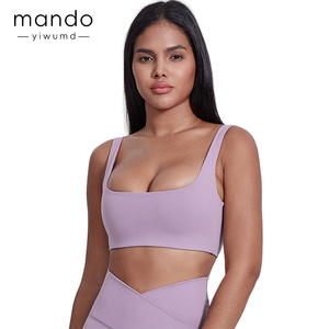 Vente en gros <span class=keywords><strong>de</strong></span> soutien-gorge <span class=keywords><strong>de</strong></span> course à col carré doux haute compression pour femmes, débardeur rembourré, soutien-gorge <span class=keywords><strong>de</strong></span> <span class=keywords><strong>sport</strong></span>, <span class=keywords><strong>lot</strong></span> <span class=keywords><strong>de</strong></span> stock à fort impact - Product Image 3