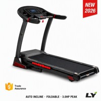 Caminadora Eléctrica Plegable con Motor de 3.0HP, 15 Niveles de Inclinación Automática, Máquina para Correr en Casa con Altavoz Bluetooth