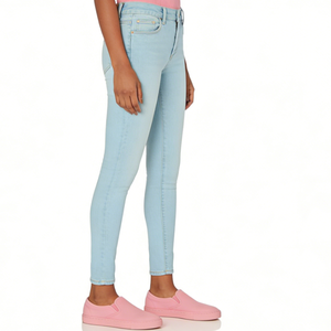 Femmes& # Jeggings en tricot extensible à <span class=keywords><strong>taille</strong></span> mi-haute (disponibles en grandes tailles) - Product Image 3