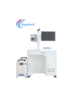 Machine de marquage laser UV automatique, système de gravure laser continu pour le métal, les circuits imprimés, les codes QR, les codes-barres, le codage industriel