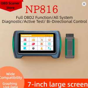 HUMZOR NP816 車/トラック診断ツール、ECU/キー プログラミングツール、34+ 高度なリセットサービス - Product Image 3