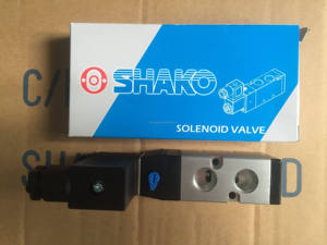 วาล์วนิวแมติกโซลินอยด์แบบเดี่ยว <span class=keywords><strong>SHAKO</strong></span> PU520-03S PU520-02S 5/2 ทาง ขนาด 1/4 นิ้ว พร้อมวาล์วควบคุมลมแบบไพล็อต - Product Image 2
