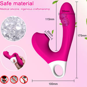 Bestmoon <span class=keywords><strong>Adult</strong></span> Sexspielzeug Frau Saugen Vibrator Vagianl G-Punkt Vibrator <span class=keywords><strong>2</strong></span> in 1 Silikon Vibrator Sexspielzeug für Frau - Product Image 5