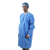 Blouse de laboratoire professionnelle Blouse de laboratoire bleue blanche Blouse de laboratoire en gros pour adultes