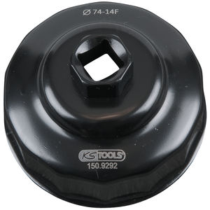 Cloche de filtre à huile de 74 mm de diamètre, outil essentiel pour l'entretien automobile, 1/2 pouces - Product Image 1