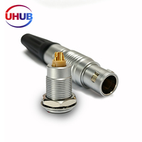 Connecteur UHUB FGG.0B.309 compatible série B 0B à 9 broches en métal de précision pour équipement de laboratoire