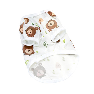 Chaleco de malla con estampado de animales para perros pequeños, ropa transpirable de verano para mascotas, color blanco con estampado de oso - Product Image 5