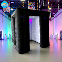 Tente dôme gonflable pour événements, fêtes, discothèques, imperméable, éclairée par LED, tente igloo gonflable, carpa gigante gonflable