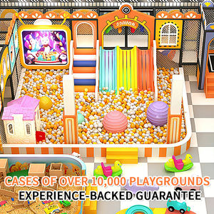 Parque Infantil Comercial Personalizable con Temática de Ciudad Naranja Cálida, con Piscina de Pelotas y Piscina de Arena para FECs - Product Image 6