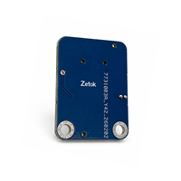 Módulo de Reloj en Tiempo Real Zetok DS1307 I2C de Bajo Consumo con Batería de Respaldo y Temporizador para Componentes Electrónicos, Visualización de la Hora