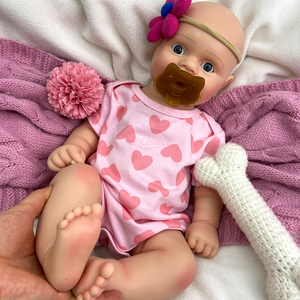 Muñeca Reborn <span class=keywords><strong>de</strong></span> Silicona <span class=keywords><strong>de</strong></span> 20 Pulgadas, Cuerpo Regordete, Tacto Suave, Muñeca <span class=keywords><strong>de</strong></span> Compañía para Niños Pequeños, Regalo - Product Image 3
