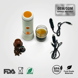 เครื่องชงกาแฟเอสเพรสโซแบบพกพาในรถยนต์ 12V พร้อมระบบทำความร้อนในตัว ใช้งานได้กับแคปซูล NS และ DG และกาแฟบด - Product Image 1