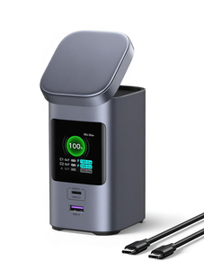 พาวเวอร์แบงค์พกพา 15W 20000mAh ชาร์จเร็ว USB-C 100W 4-in-1 แม่เหล็ก 3 พอร์ต 2C1A หน้าจอ TFT - Product Image 1