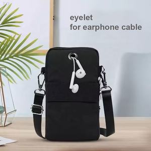 מפעל ישיר מותאם אישית רב תכליתיים ניילון צלב גוף חיצוני crossbody מיני זרוע קטנה כף היד שקית טלפון נייד שקיות - Product Image 3