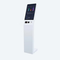 Terminal de paiement de kiosques de système de gestion de file d'attente automatique tout en un écran tactile pour le kiosque de file d'attente de banque/hôpital