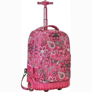 Free Sample Fashionable Unisex Large Capacity Trolley Backpack Waterproof Zipper Rolling <b>Bag</b> <b>With</b> Extra Large <b>Wheel</b> - Product Image 3