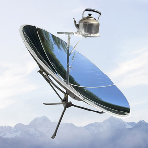 <span class=keywords><strong>Four</strong></span> <span class=keywords><strong>solaire</strong></span> SANWEI 1800W 150cm avec panneau miroir, température élevée de 1100°C, zone réfléchissante de 1,8m, acier au carbone, film aluminisé sous vide - Product Image 3