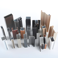 Profilés en aluminium standard anodisés personnalisés 6082 T6, couleur bronze, profilés en aluminium croates pour portes et fenêtres