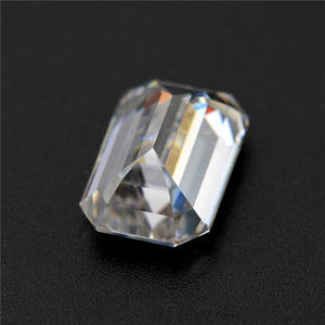 GRA-diamante de moissanita tallado en Esmeralda, Diamante Blanco D EF GH IJ, 5x7mm, 1 unidad, laboratorio suelto, precio de Esmeralda - Product Image 4