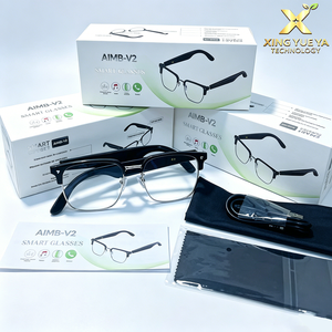 Lunettes intelligentes AIMB V2, appels Bluetooth, lecture de musique, photographie à distance, répondre au téléphone, unisexe, anti-lumière bleue, lunettes Bluetooth - Product Image 4
