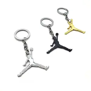 Tùy Chỉnh Kẽm Hợp Kim Móc Chìa Khóa Trung Quốc 3D Thể Thao Jordan Keychain Với Logo Lưu Niệm