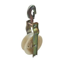 Rouleau de traction pour câbles |   Galet de guidage de câble en aluminium, roue de pose de câble en nylon robuste pour la construction de fils