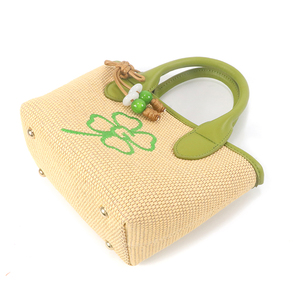 Bolso de Mano Mini de Paja Tejida para Playa, Diseño de Verano con Logotipo Bordado - Product Image 4