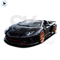 Nouveau capot moteur en fibre de carbone pour Lamborghini Aventador LP700 LP720, vis incluses, capot en fibre de carbone