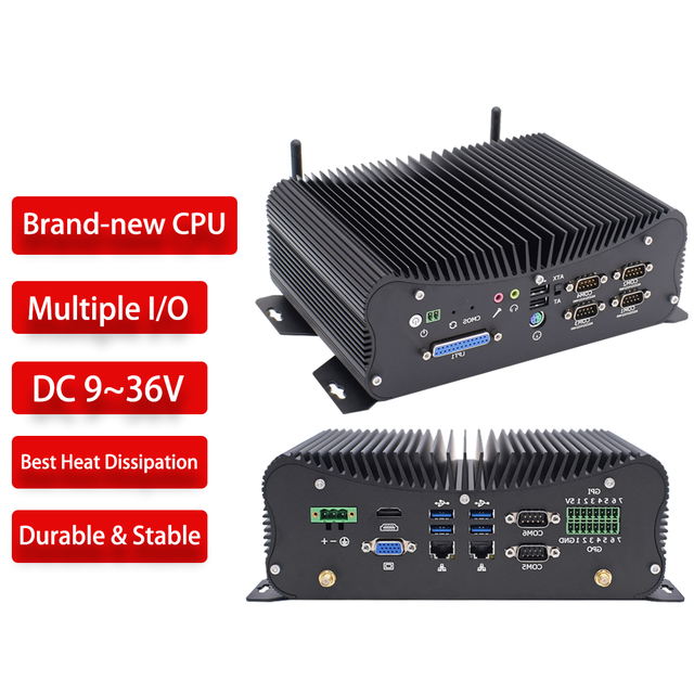 Micro Cheap PC Mini Computer Intel Core I5 1135G7 11th Gen GPOI 2 Dual Lan 6 USB Ubuntu Win 10 11 Fanless Mini Industrial PC