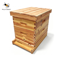En stock, boîte à abeilles en bois de sapin naturel, ruche Langstroth, joint en queue d'aronde, boîte d'apiculture, prix en gros