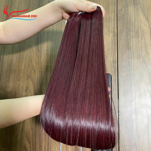 El más vendido 2024: cabello humano liso de varios colores sin desprendimiento ni enredos - Product Image 2