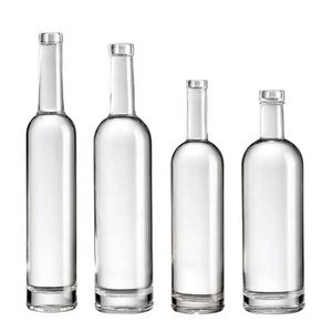 Commercio all'ingrosso 100ml 200ml 375ml 500ml 750ml Super selce bottiglie di vetro per Gin Vodka whisky - Product Image 6