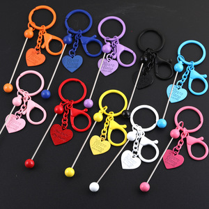 Llavero Mozto Hiano con Forma de Corazón, de Aleación de Zinc, Portátil, Accesorio de Joyería DIY para Regalo o Decoración - Product Image 1