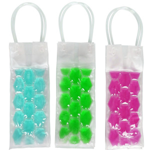 Source Factory Gel <b>Wine</b> Sleeve Ice Pack Portable PVC Cooler <b>Bag</b> For Red <b>Wine</b> Keep Cold Hand Held <b>Wine</b> Cooler 250ml - Product Image 4