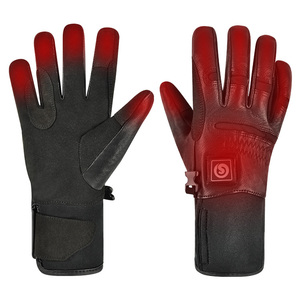 <span class=keywords><strong>Gants</strong></span> chauffants en <span class=keywords><strong>cuir</strong></span> électriques rechargeables pour hommes et femmes, design antidérapant en silicone pour l'hiver, confort et style - Product Image 3