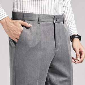 <span class=keywords><strong>Pantaloni</strong></span> Chino in cotone personalizzati <span class=keywords><strong>pantaloni</strong></span> formali da lavoro dritti a matita <span class=keywords><strong>pantaloni</strong></span> da completo per ufficio Streetwear <span class=keywords><strong>con</strong></span> <span class=keywords><strong>tasche</strong></span> <span class=keywords><strong>laterali</strong></span> - Product Image 4