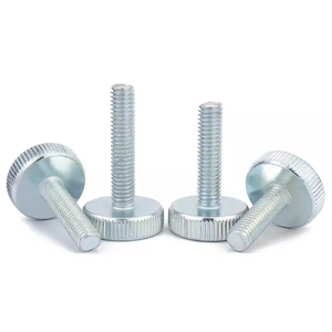 Vis à molette en laiton réglable à la main GB835 M3 M4 24mm M5 M6 25mm, vis à molette à tête moletée plate large en laiton - Product Image 5