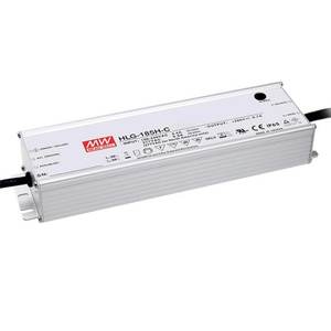 Driver LED Mean Well HLG-185H-C 185W 1400mA à courant constant, monocanal, étanche IP67 - Product Image 1